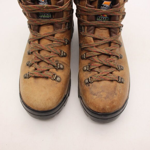 Zamberlan Mountaineering Gore Tex Men's Size 8 H  Brown Leather Hiking Boots - Picture 12 of 12